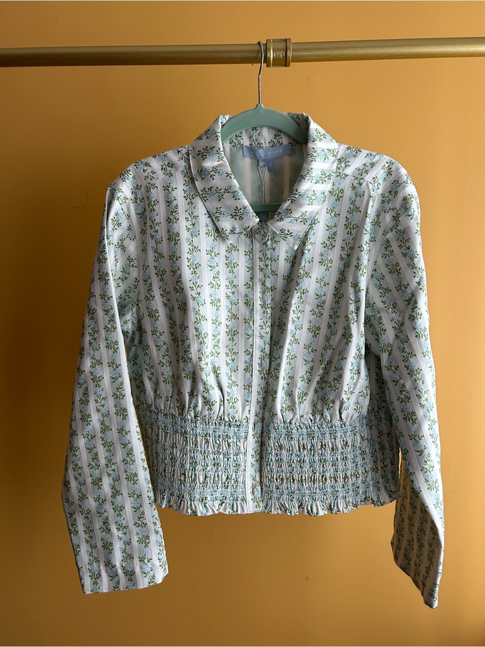 NWT Hill House Hunter Jacket in Brocade Vine Stripe XXL